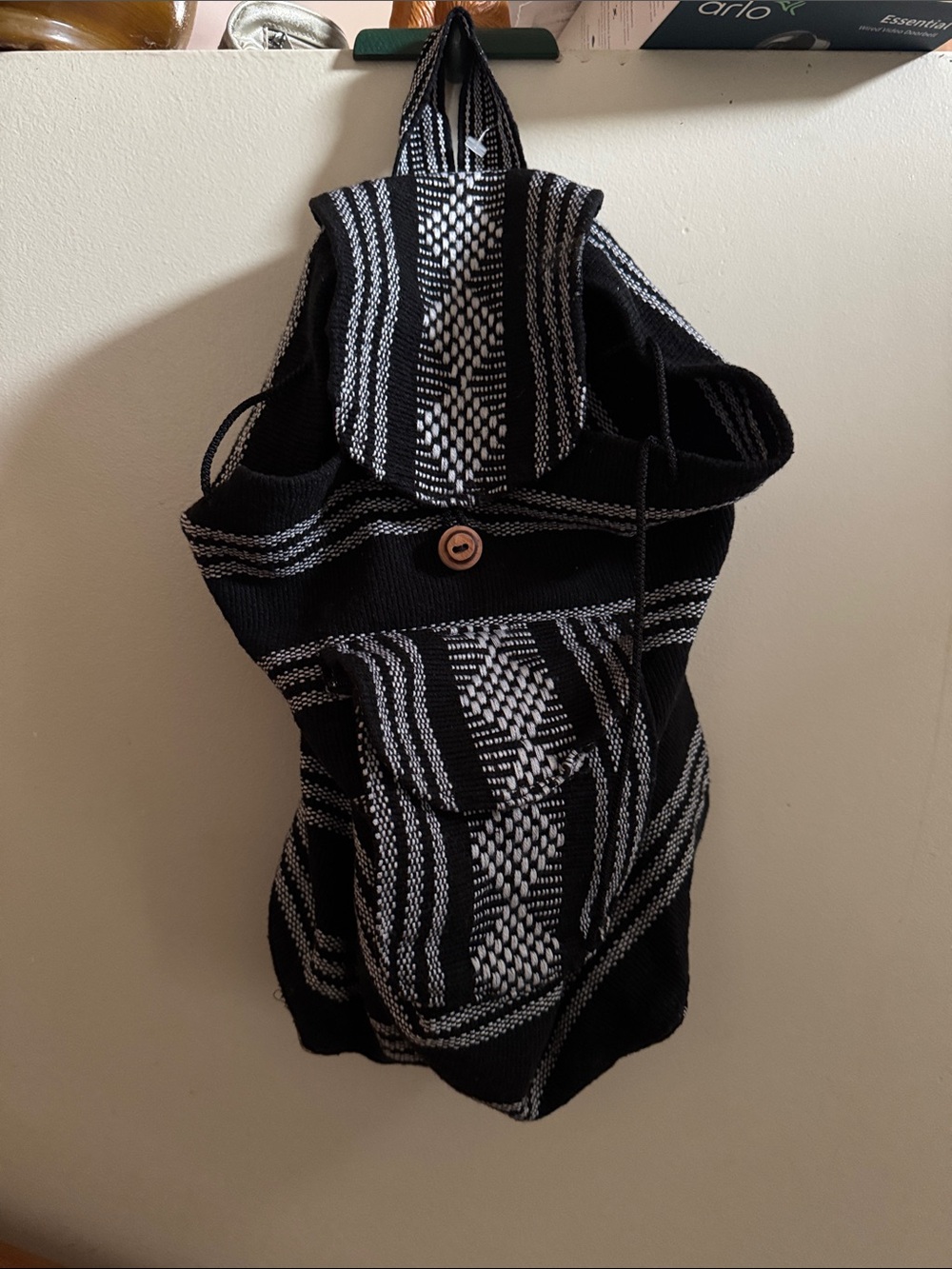 Black & White Patterned Bag